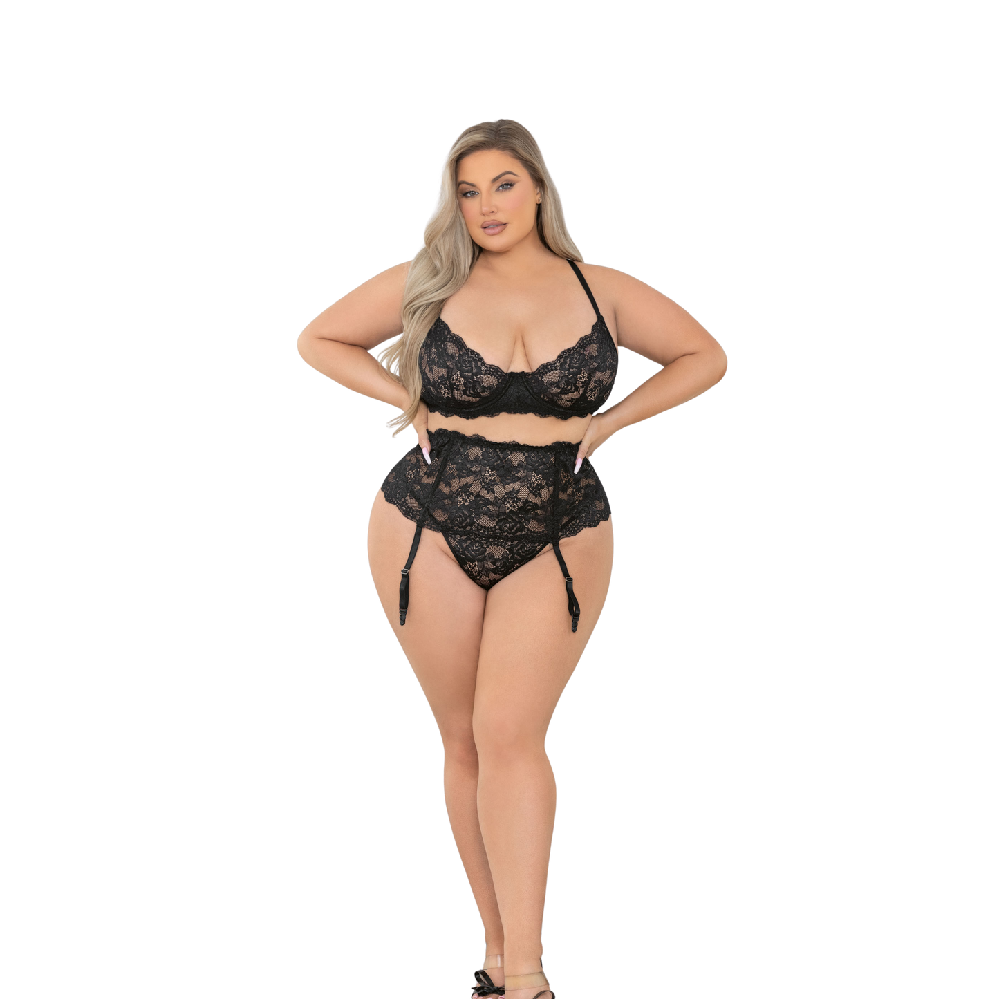 Floral Lace Set (3 Piece)