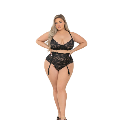 Floral Lace Set (3 Piece)
